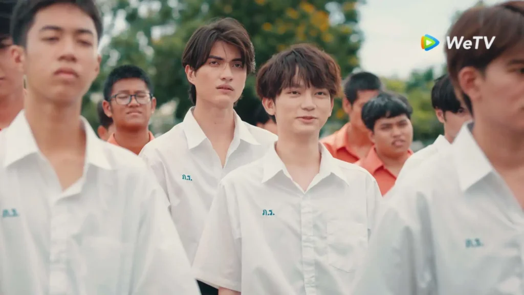 A scene in episode 3 of Caged again where Junior is annoying Sun